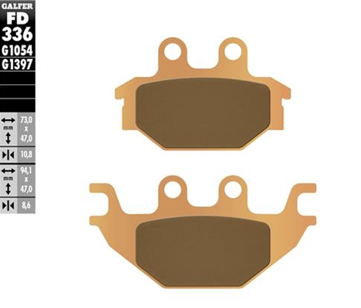 PASTILLA GALFER SINTERIZADA ATV QUAD FD336G1397